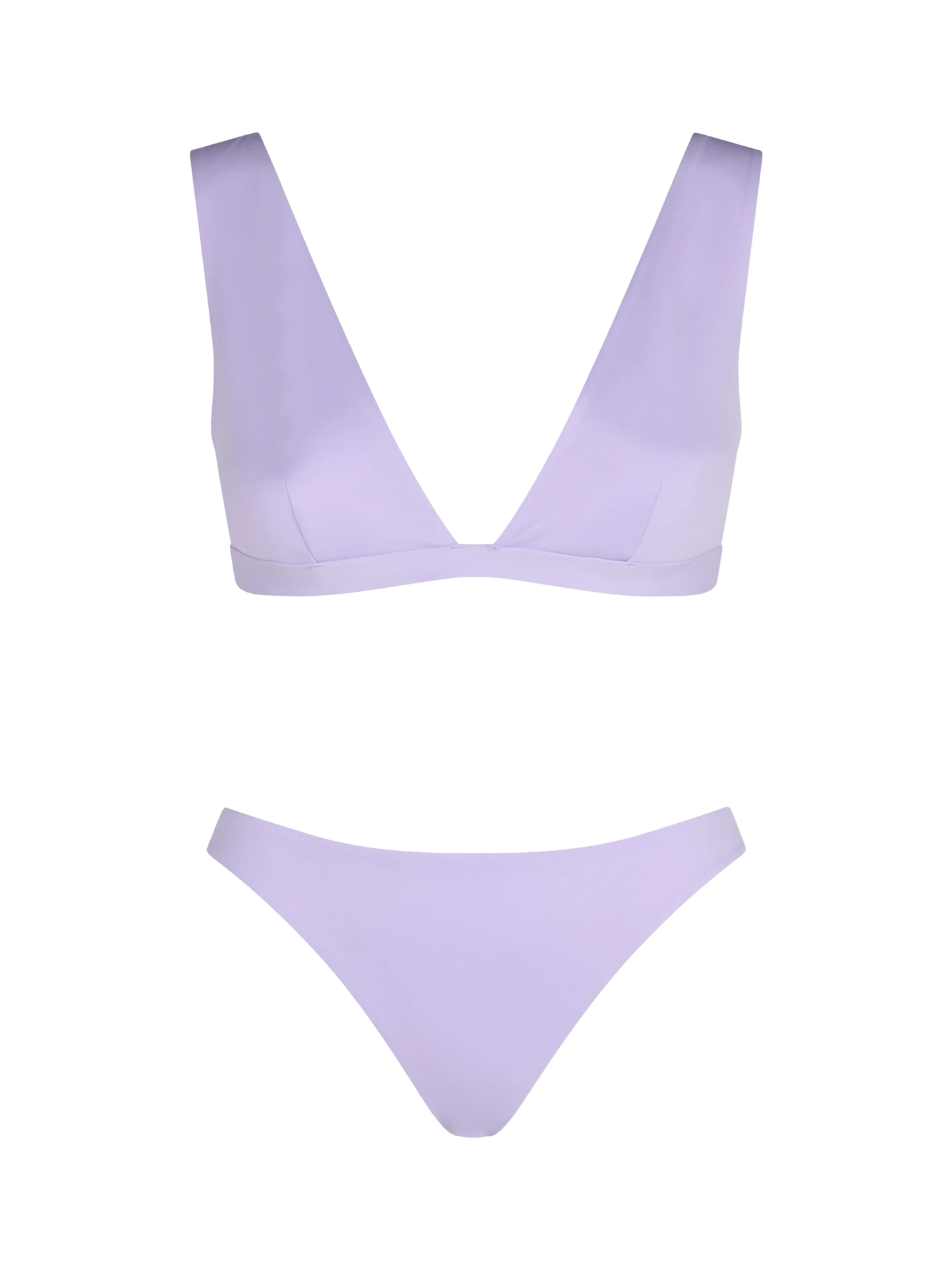 Woman lilac heatsealed scooped bikini Ofelia Reanna