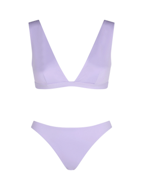 Woman lilac heatsealed scooped bikini Ofelia Reanna