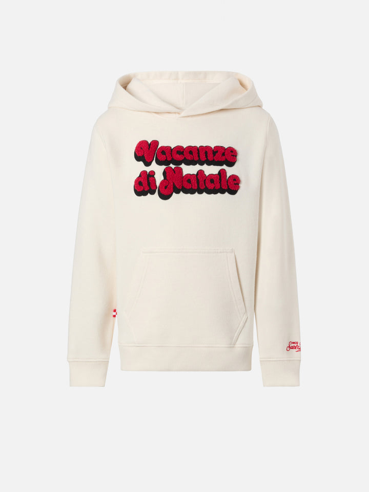 Felpa  con cappuccio Oliver con stampa Vacanze di Natale | VACANZE DI NATALE SPECIAL EDITION