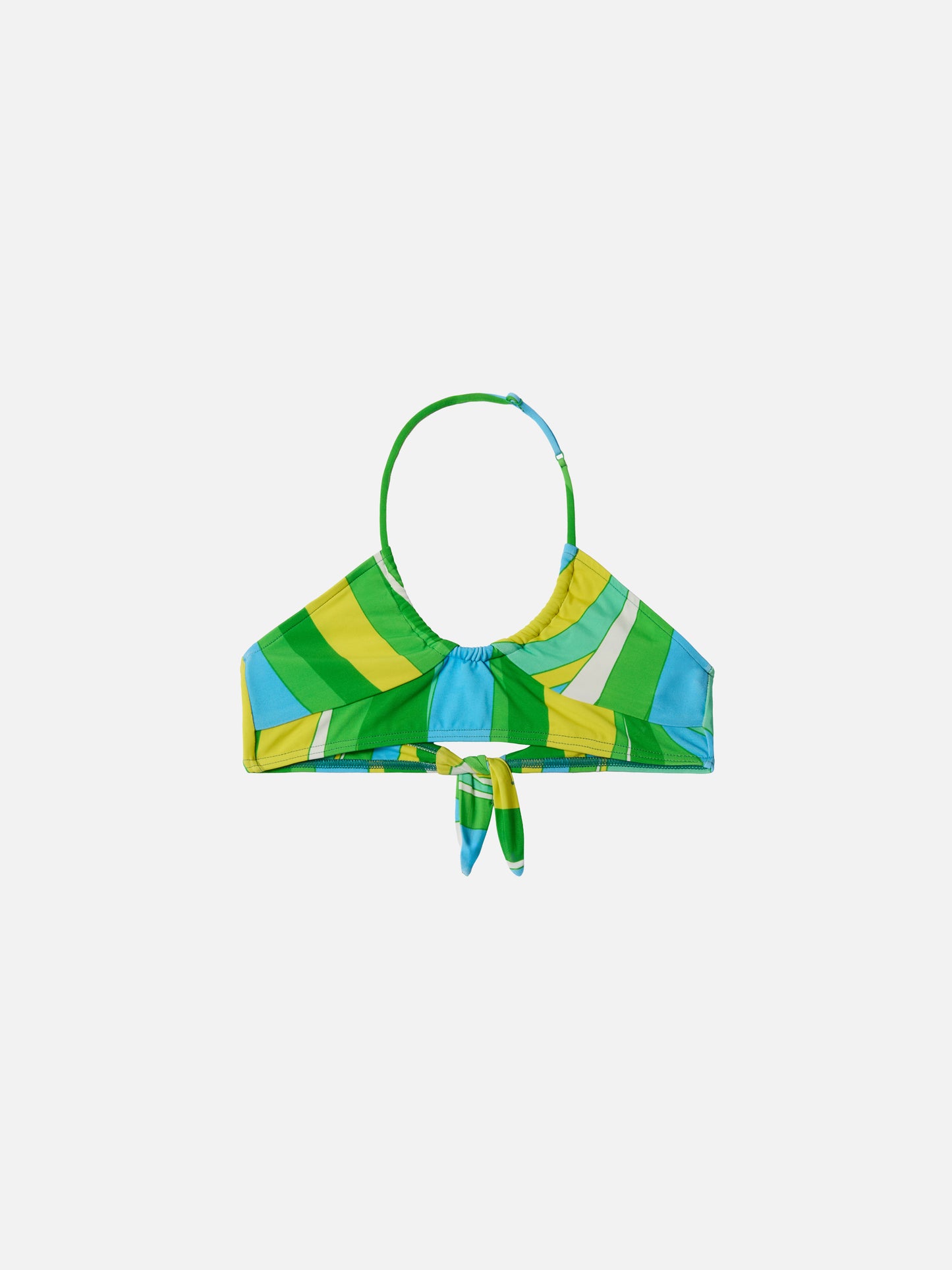 Top crop Page Jr con stampa shape wave