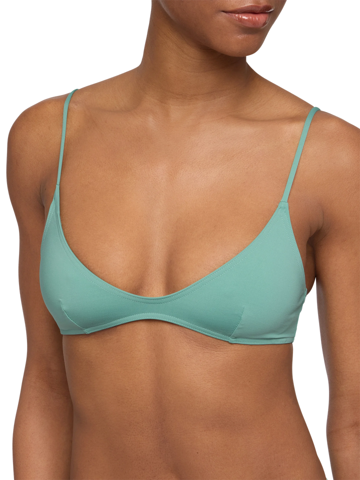 Paloma sage green scoop bralette