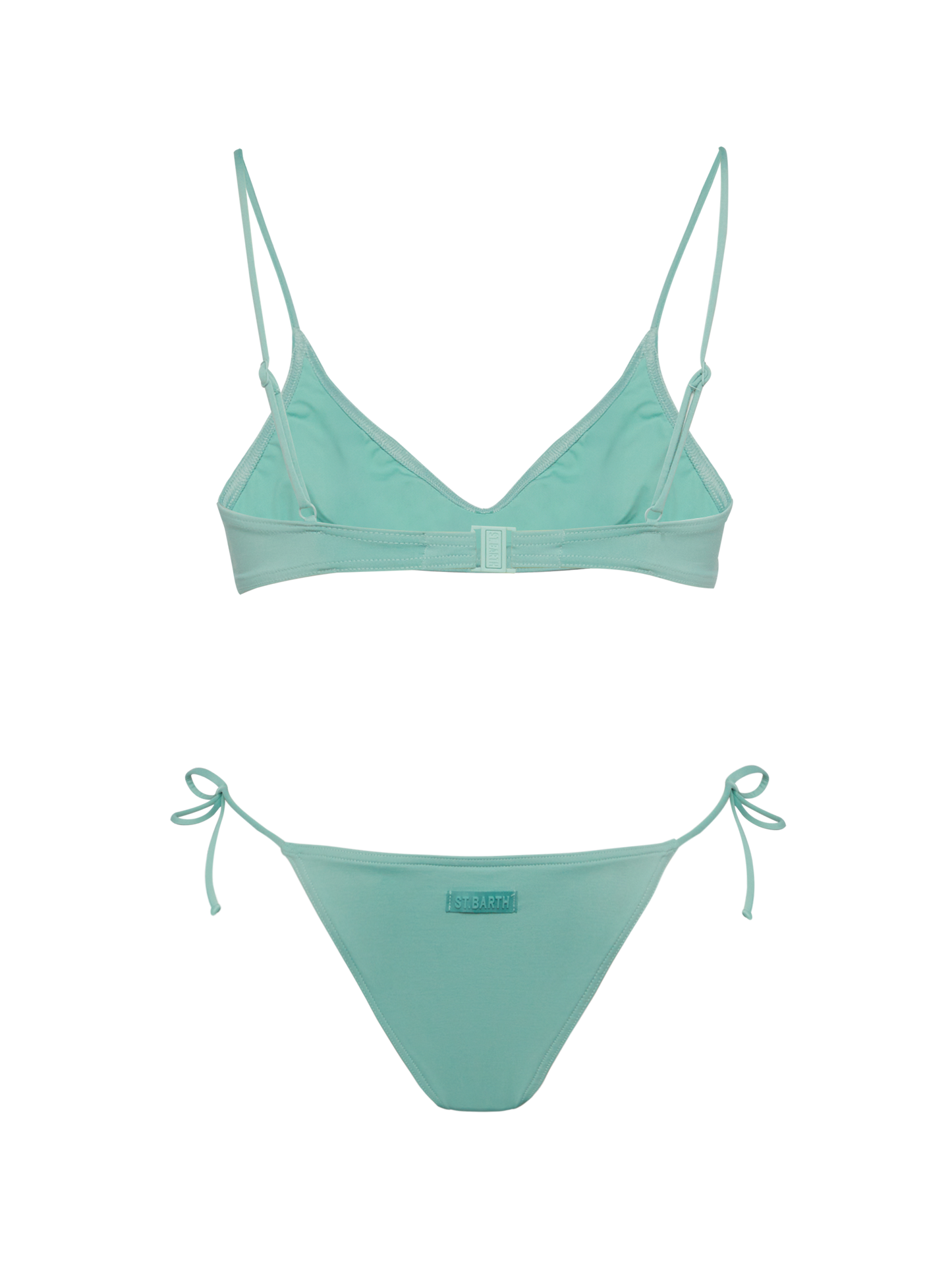Marielle sage green classic swim briefs - Paloma sage green scoop bralette