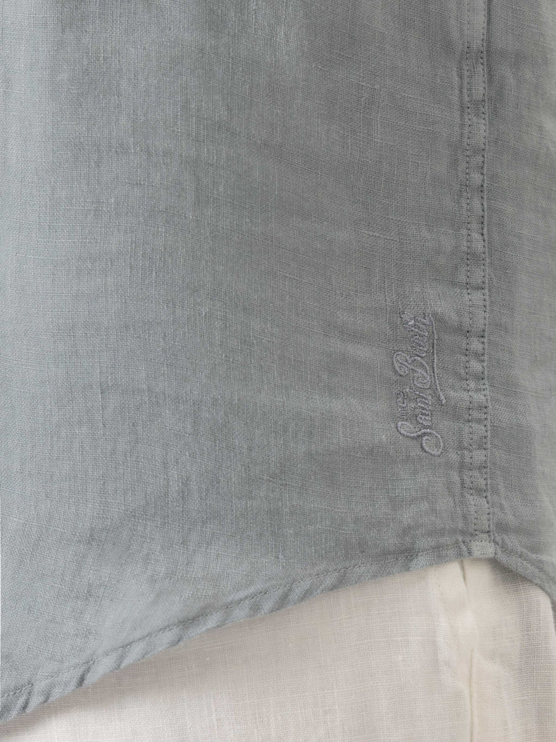 Grey linen shirt Pamplona