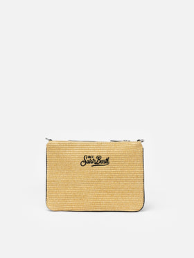 Parisienne Strohpochette mit Miami-Stickerei