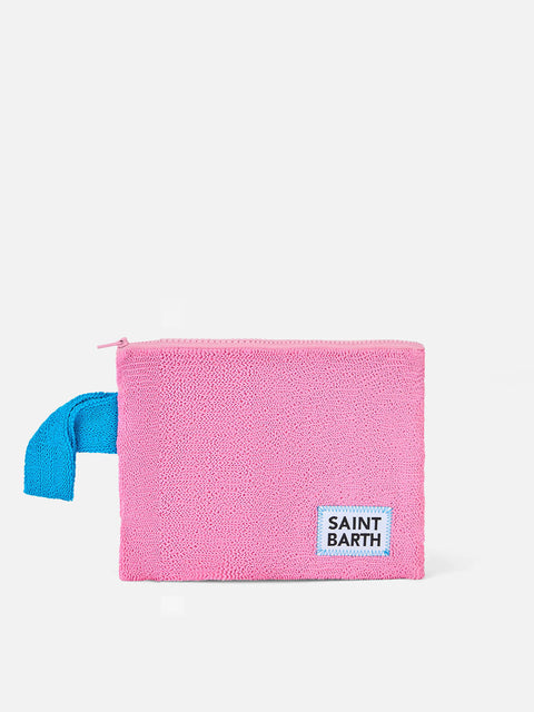 Pareasy pink crinkle pochette - MC2 Saint Barth
