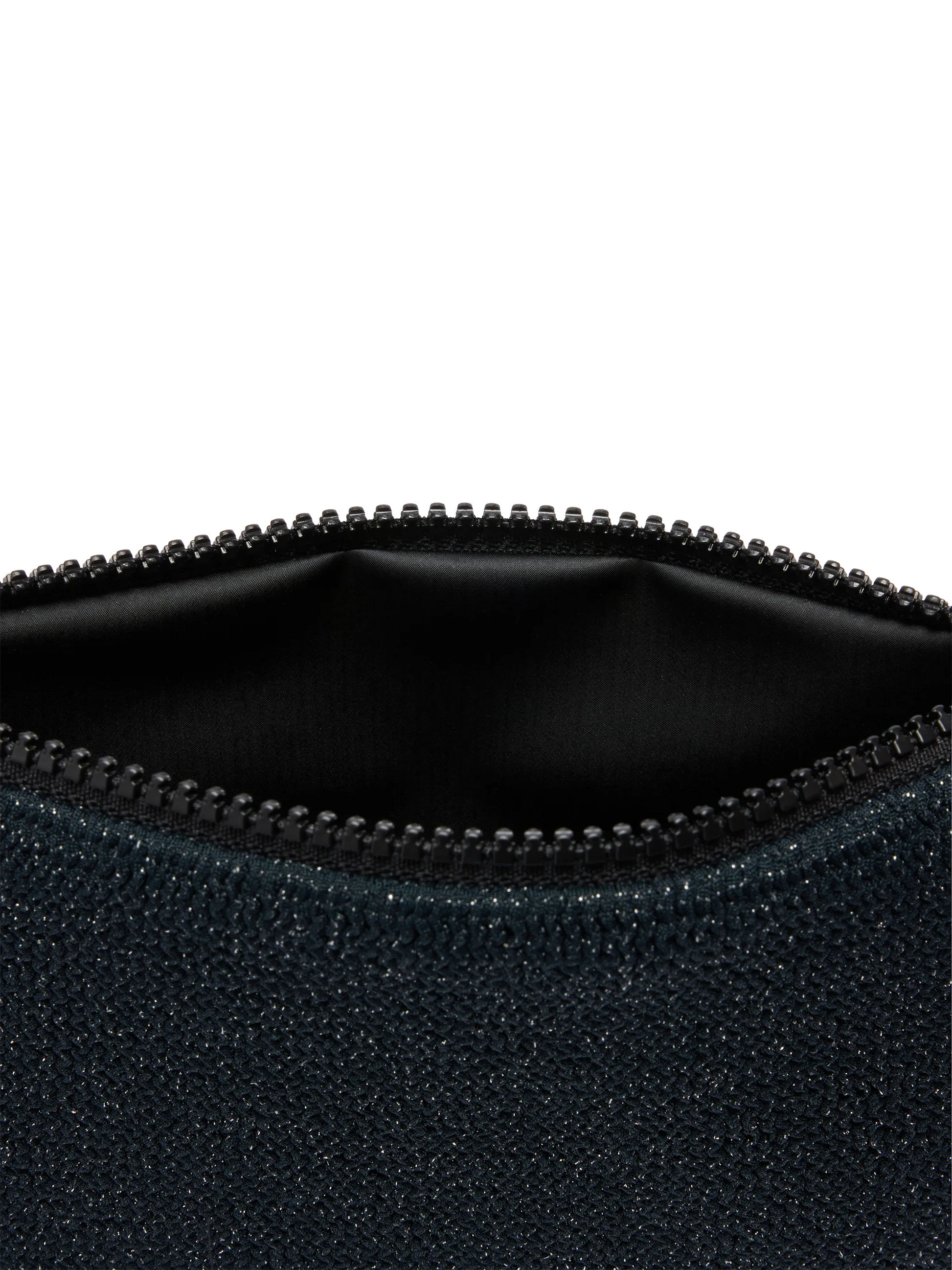 Pareasy black crinkle lurex pochette - MC2 Saint Barth