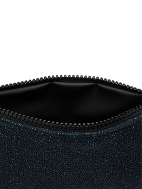 Pareasy black crinkle lurex pochette - MC2 Saint Barth