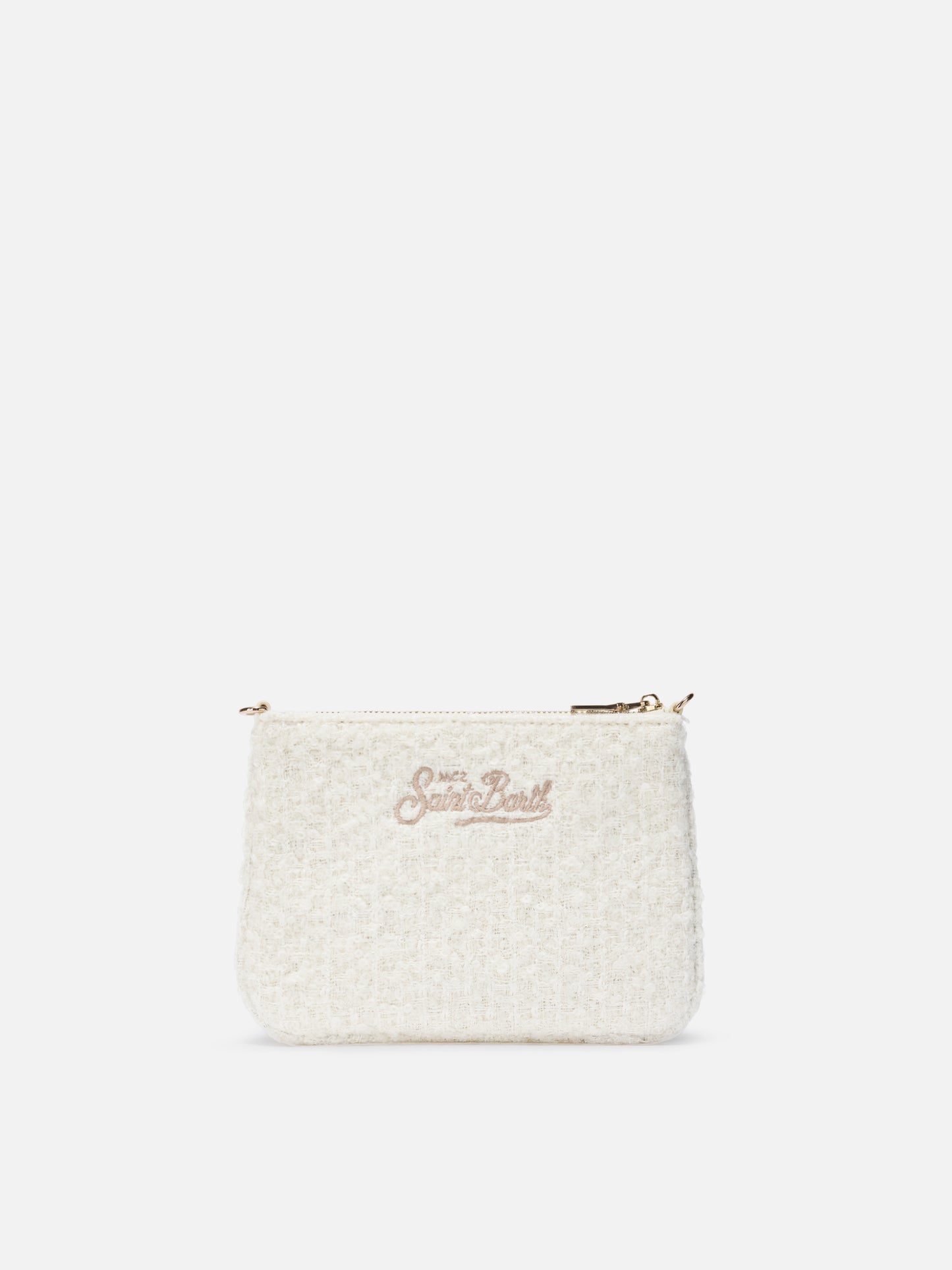 Parisienne Mini Shoulder Bag in white tweed