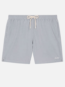 Short de bain classique mi-long gris clair Patmos 