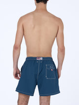 Man sky blue mid-length swim shorts Patmos