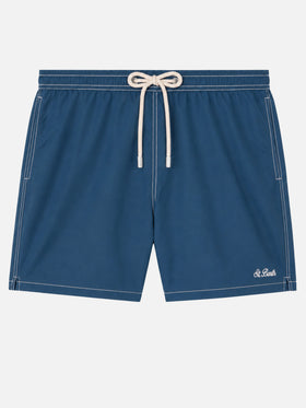 Short de bain léger classique bleu marine Patmos 