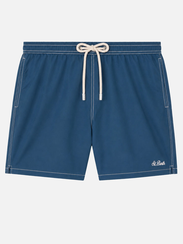 Bañador corto ligero clásico azul marino Patmos 
