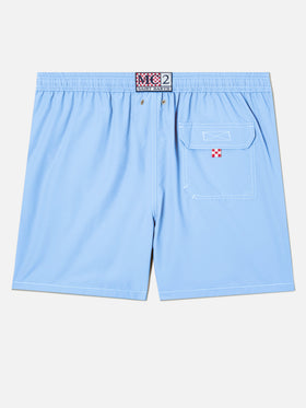 Sky blue mid-length swim shorts Patmos