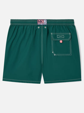 Klassische Badeshorts Patmos in British Green 