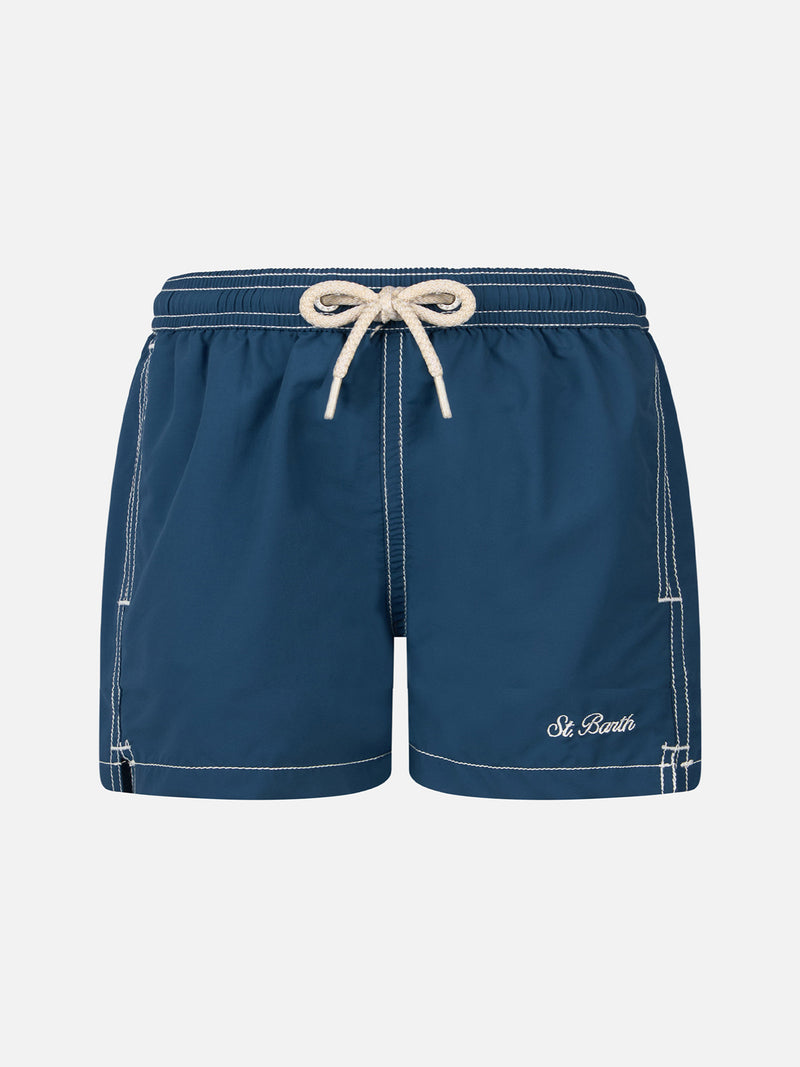 Costume da bagno da bambino di media lunghezza blu navy Patmos Jr