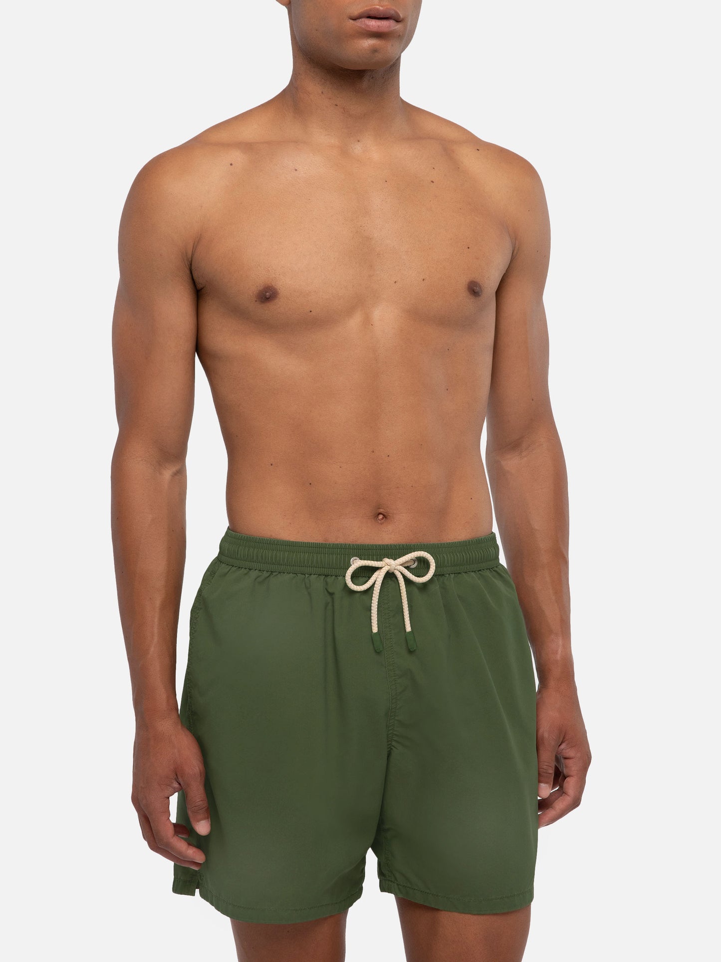 Vintage military green mid-length swim shorts Patmos Used