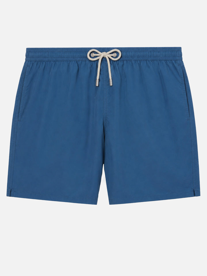 Vintage dusty blue mid-length swim shorts Patmos Used