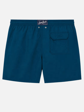 Short de bain mi-long Patmos The Riviera avec broderie 