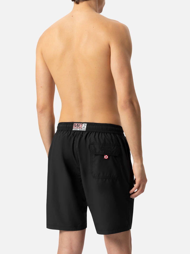 Black long swim shorts Patmos