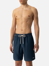 Navy blue long swim shorts Patmos