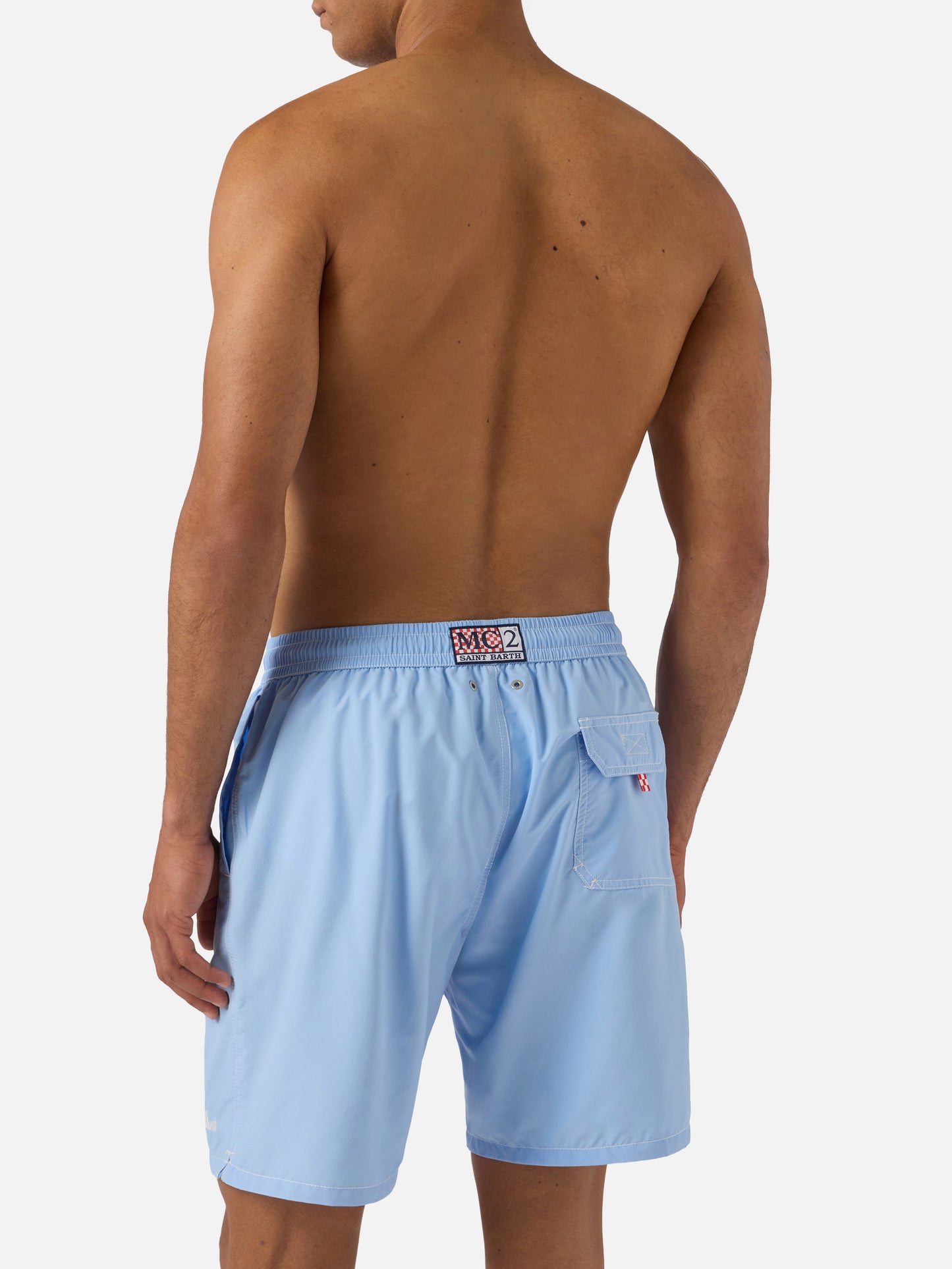 Light blue long swim shorts Patmos
