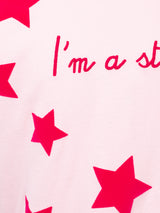 Rosa Langarm-T-Shirt Penny für Mädchen mit „I’m a star“-Stickerei