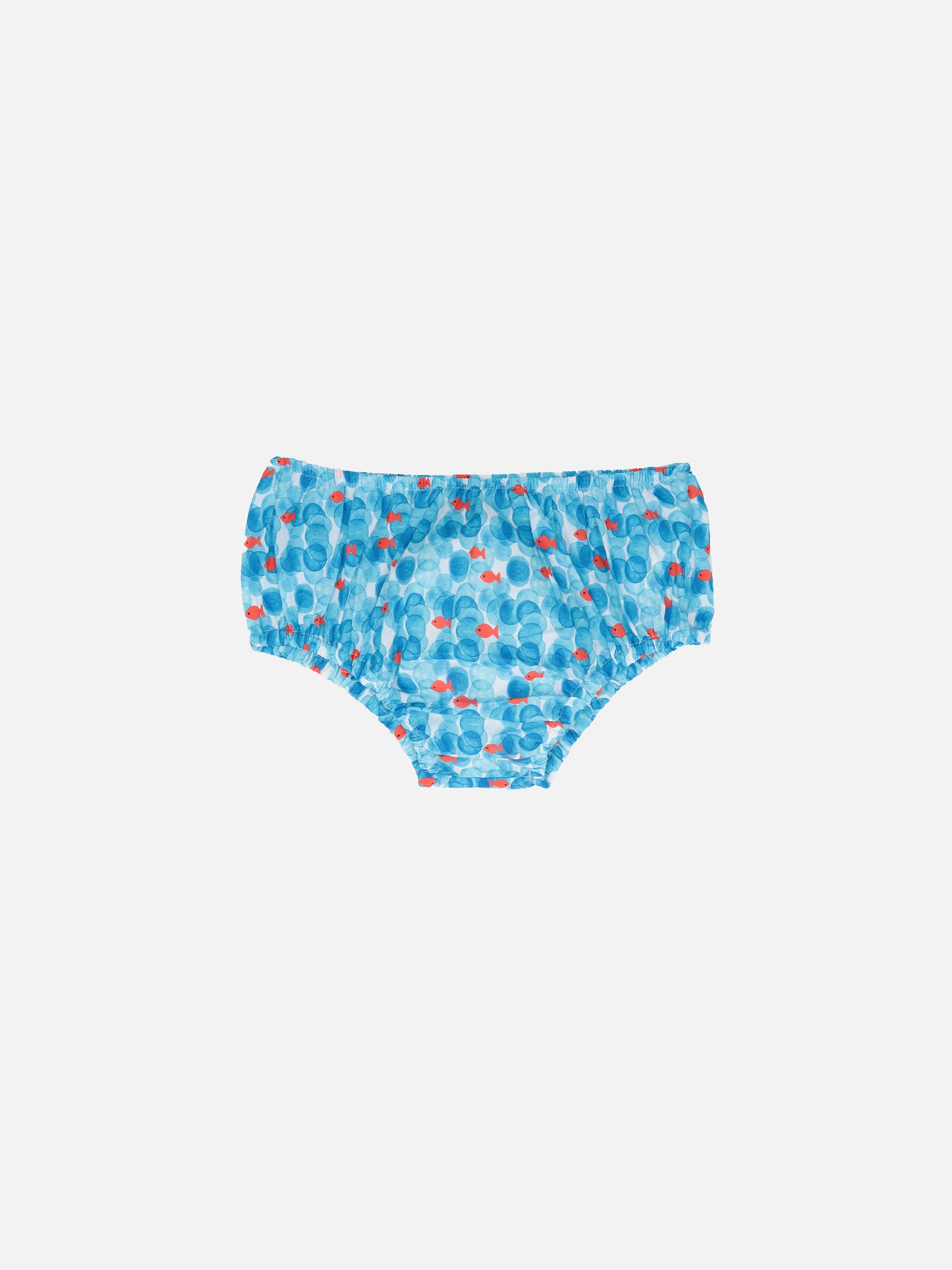Bloomer per neonato Pimmy con stampa bolle e pesciolini
