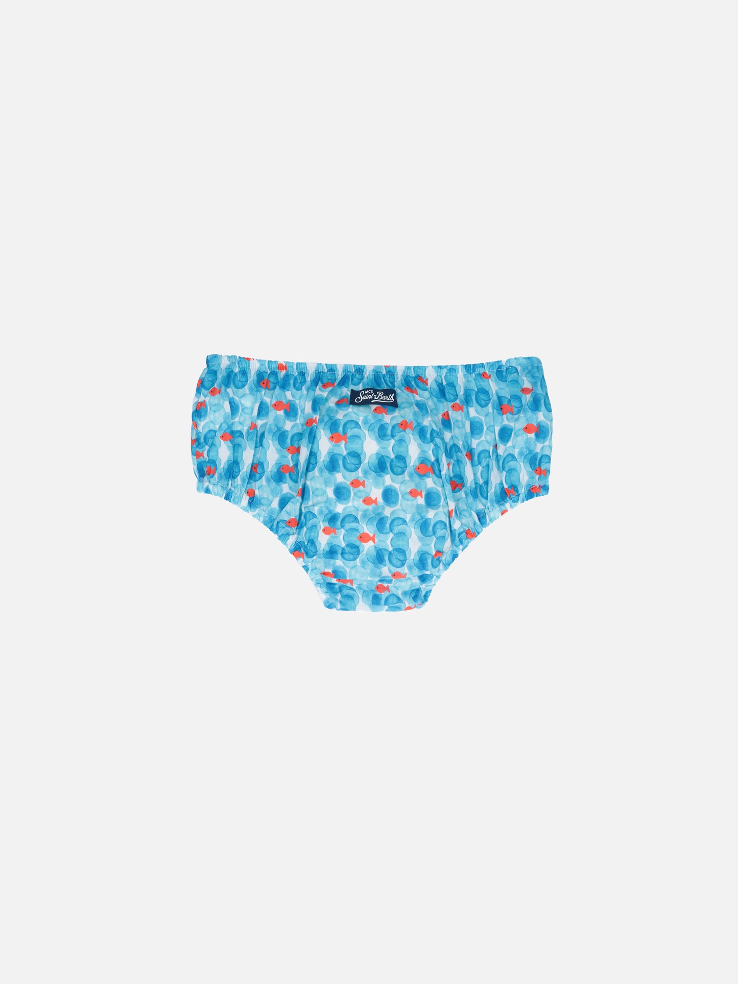 Bloomer per neonato Pimmy con stampa bolle e pesciolini