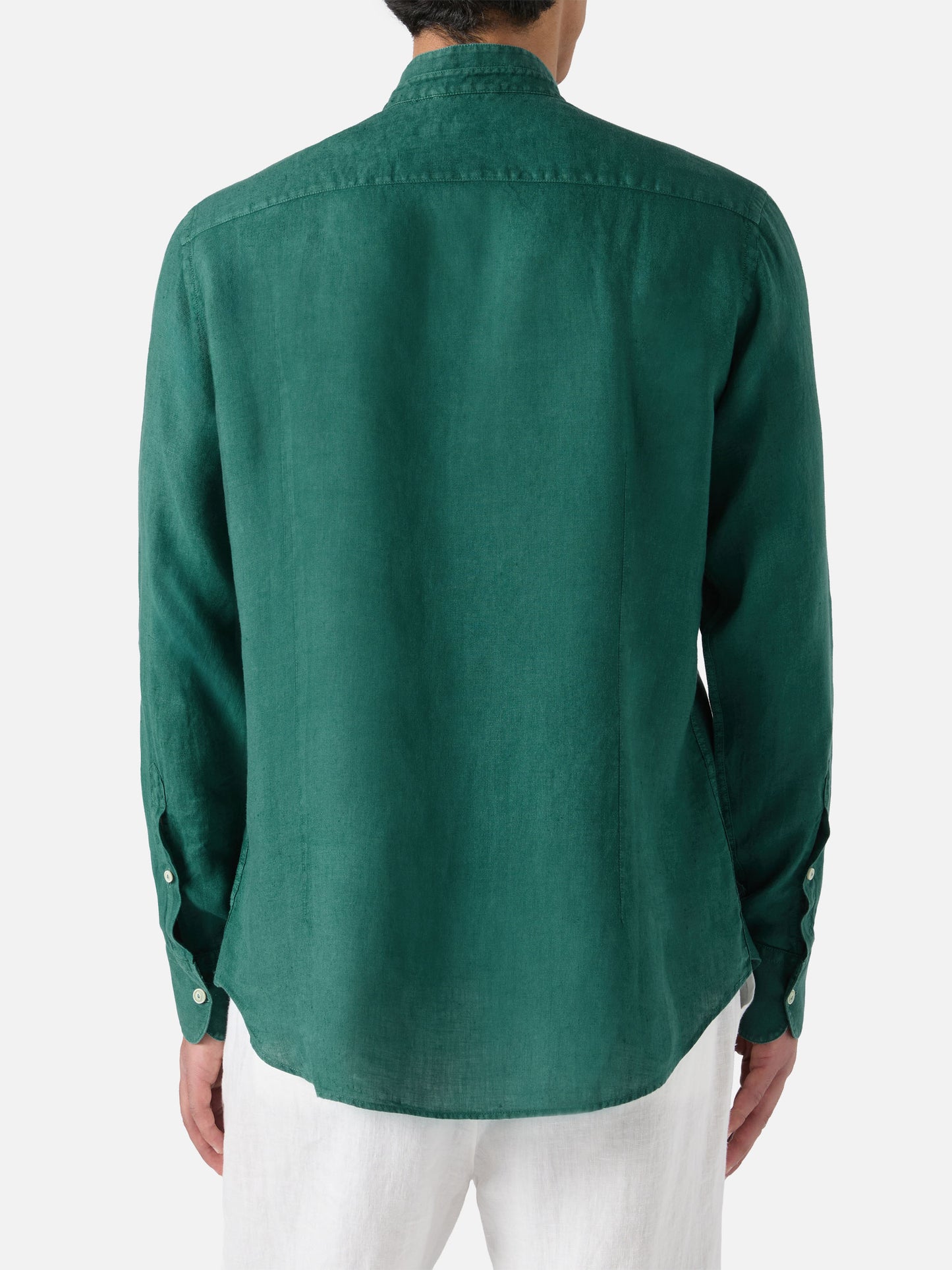 Pierre shirt in green linen