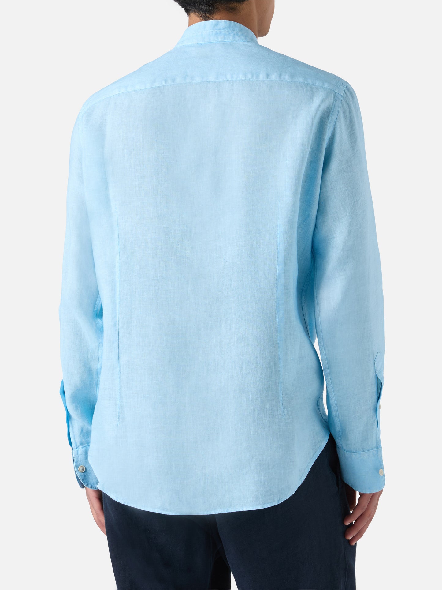 Pierre shirt in light blue linen