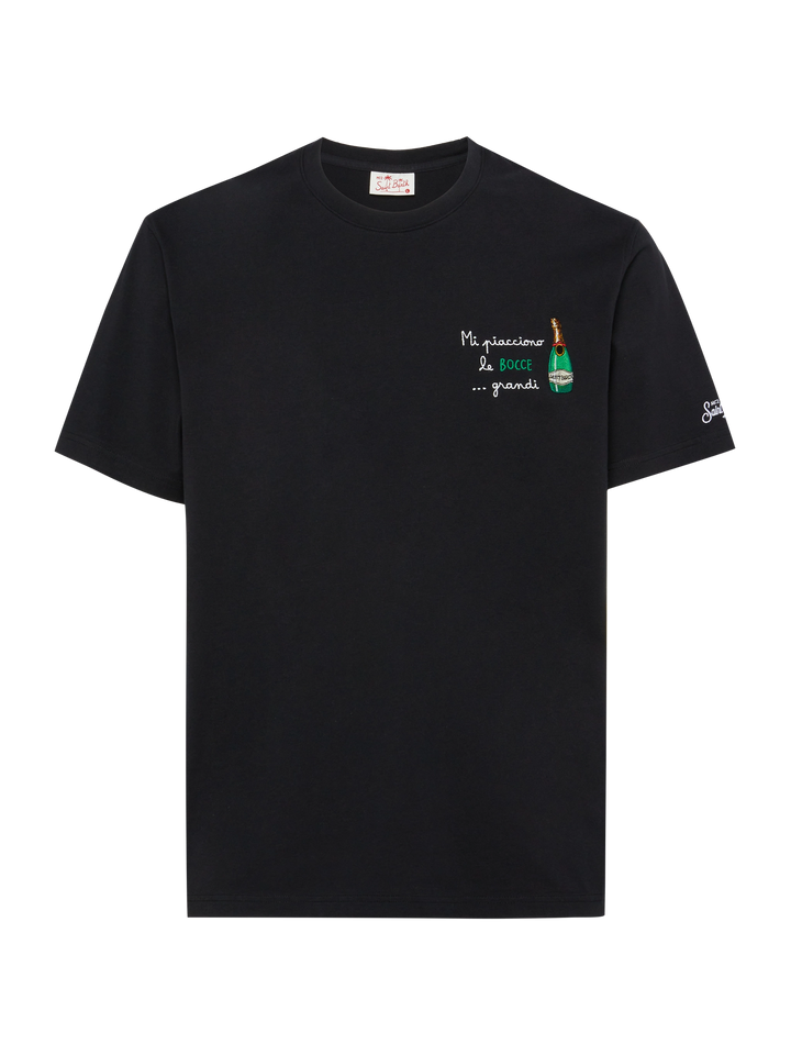 T-shirt Portofino in jersey di cotone classic fit con ricamo Mi piacciono le…