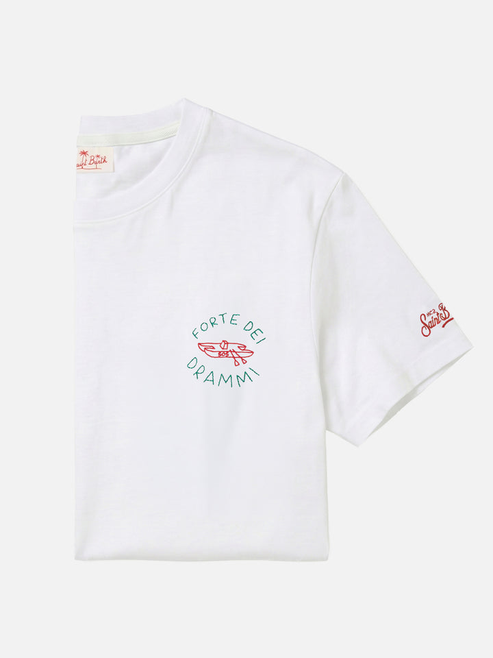 Portofino t-shirt with Forte dei Drammi embroidery | Special Edition