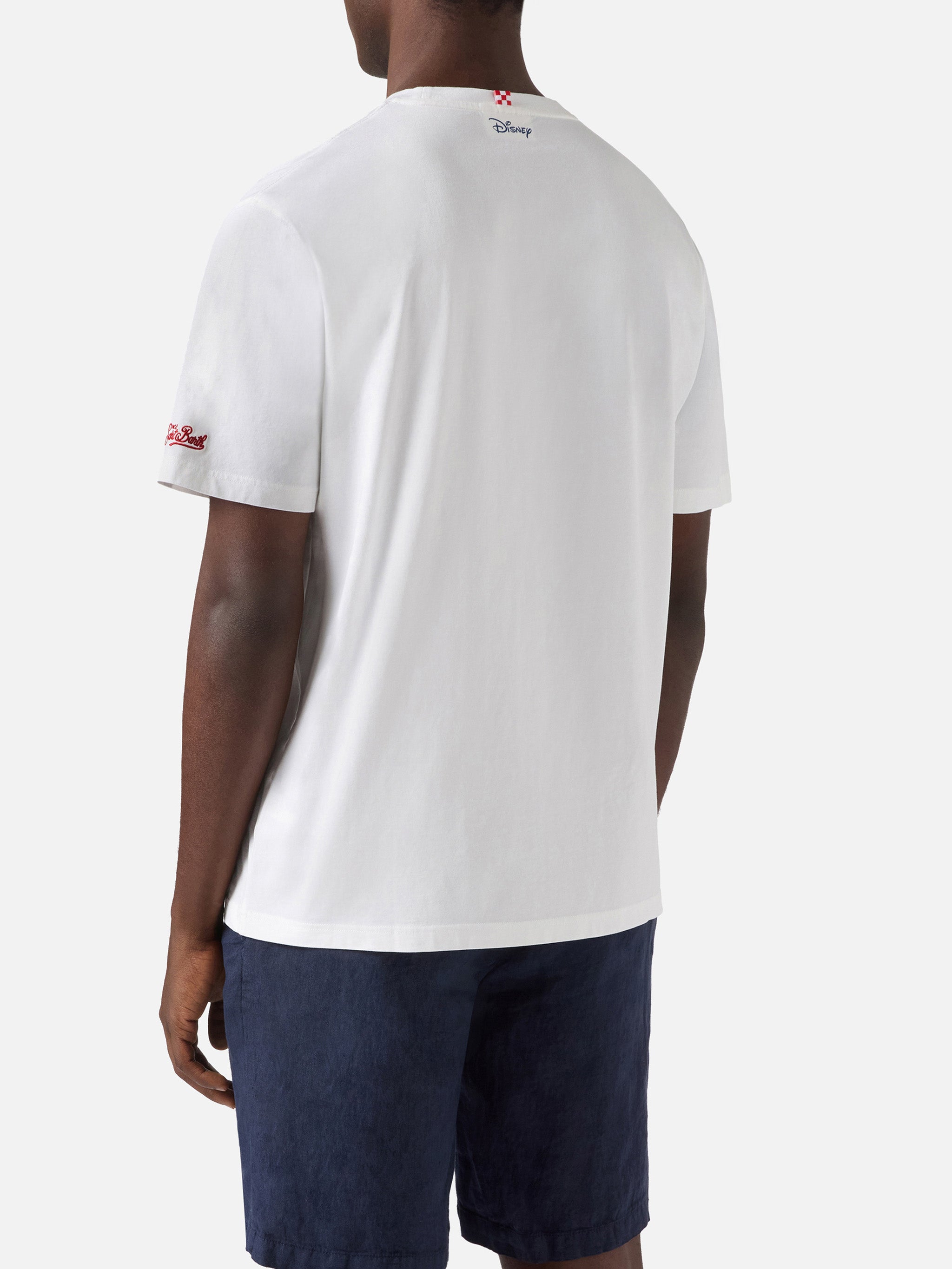 White Portofino T-shirt with Pool Champion embroidery | Special