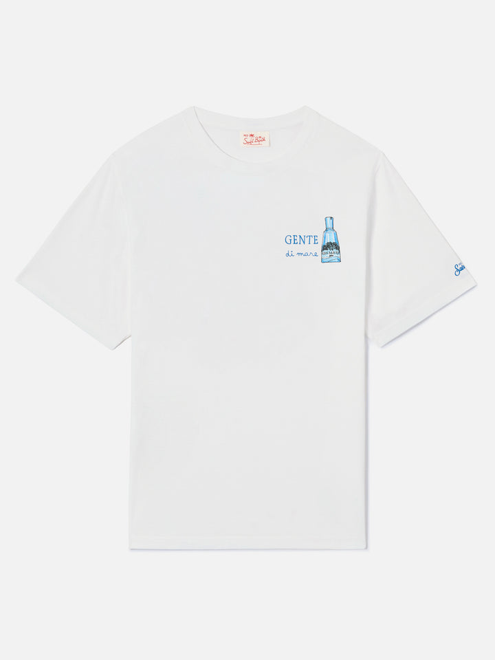 T-shirt Portofino bianca con ricamo Gente Di Mare | Special Edition