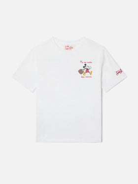 Camiseta Portofino Jr con bordado Me Ne Vado Dai Nonni | Edición Especial 
