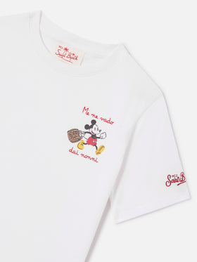 Camiseta Portofino Jr con bordado Me Ne Vado Dai Nonni | Edición Especial 