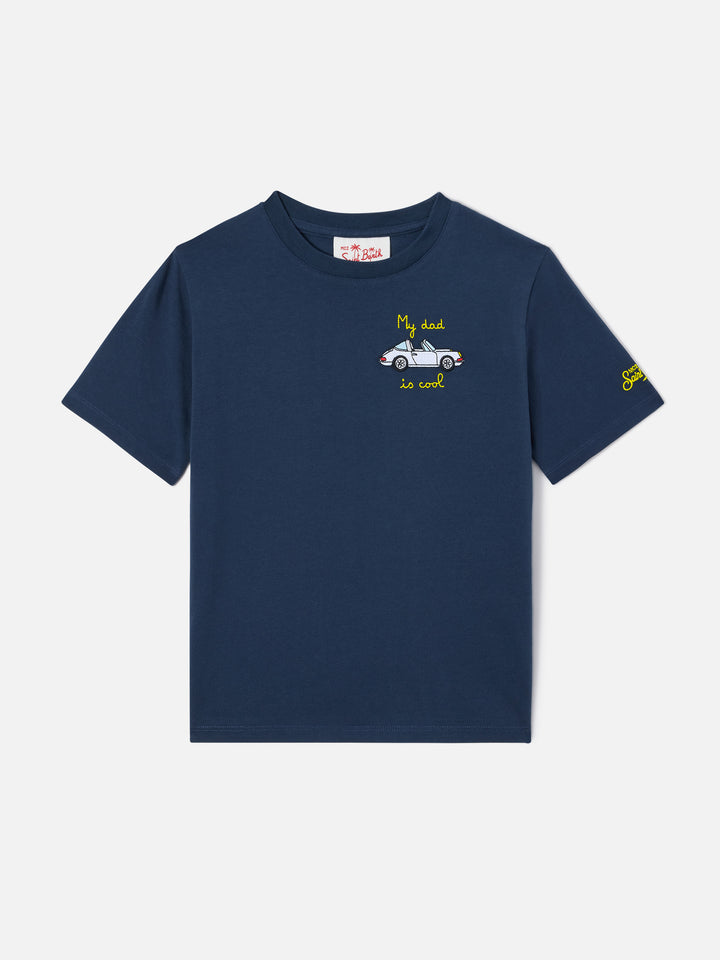 T-shirt Portofino Jr con ricamo My Dad Is Cool | Special Edition