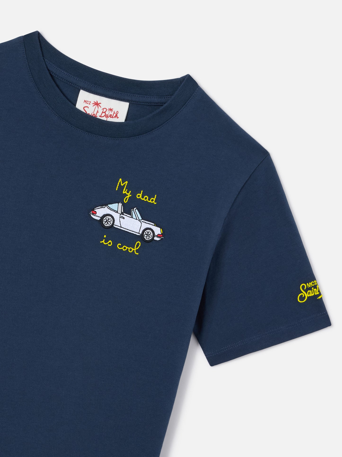 Portofino Jr t-shirt with My Dad Is Cool embroidery | Special Edition