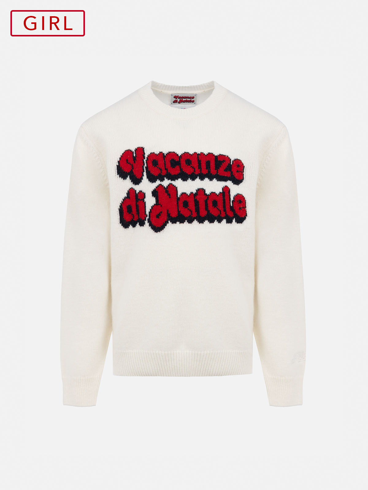 Crewneck Princess with Vacanze di Natale jacquard | VACANZE DI NATALE SPECIAL EDITION