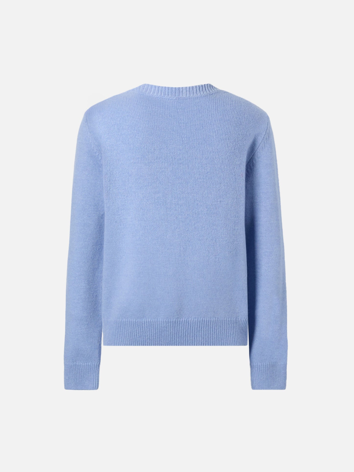 Princess cashmere-blend crewneck with Bella e Impossibile jacquard