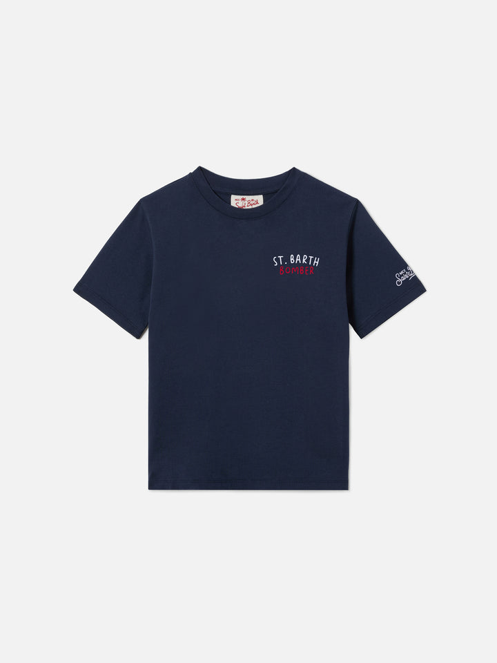 Portland Jr t-shirt with Bomber embroidery