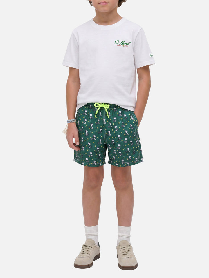 T-shirt Portland Jr con maxi stampa Tennis Courts | Special Edition