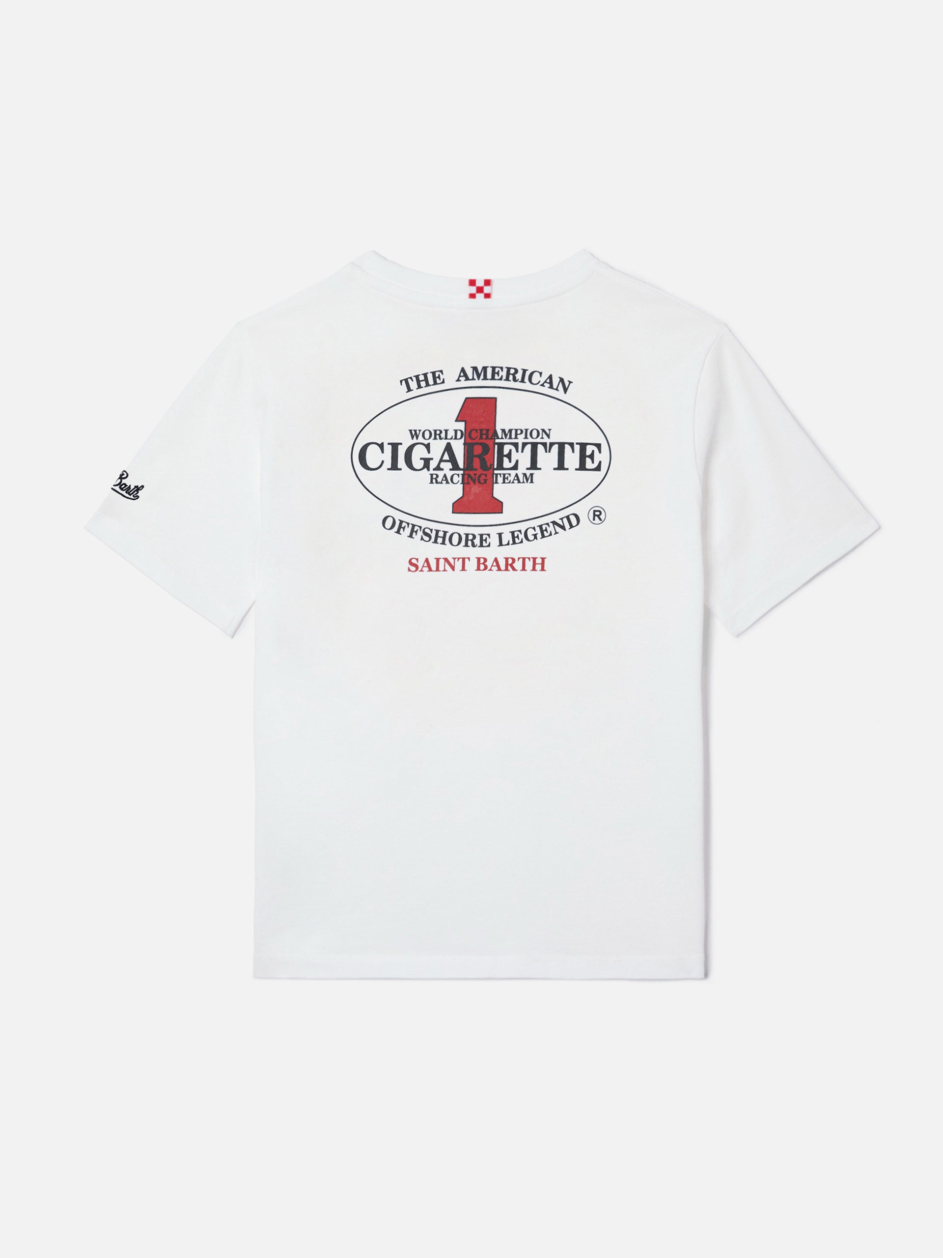 cigarette in shirt sleeve Vintage Lucky Strike Packet Long T-Shirt 50% polyester Portland Jr t-shirt with Cigarette