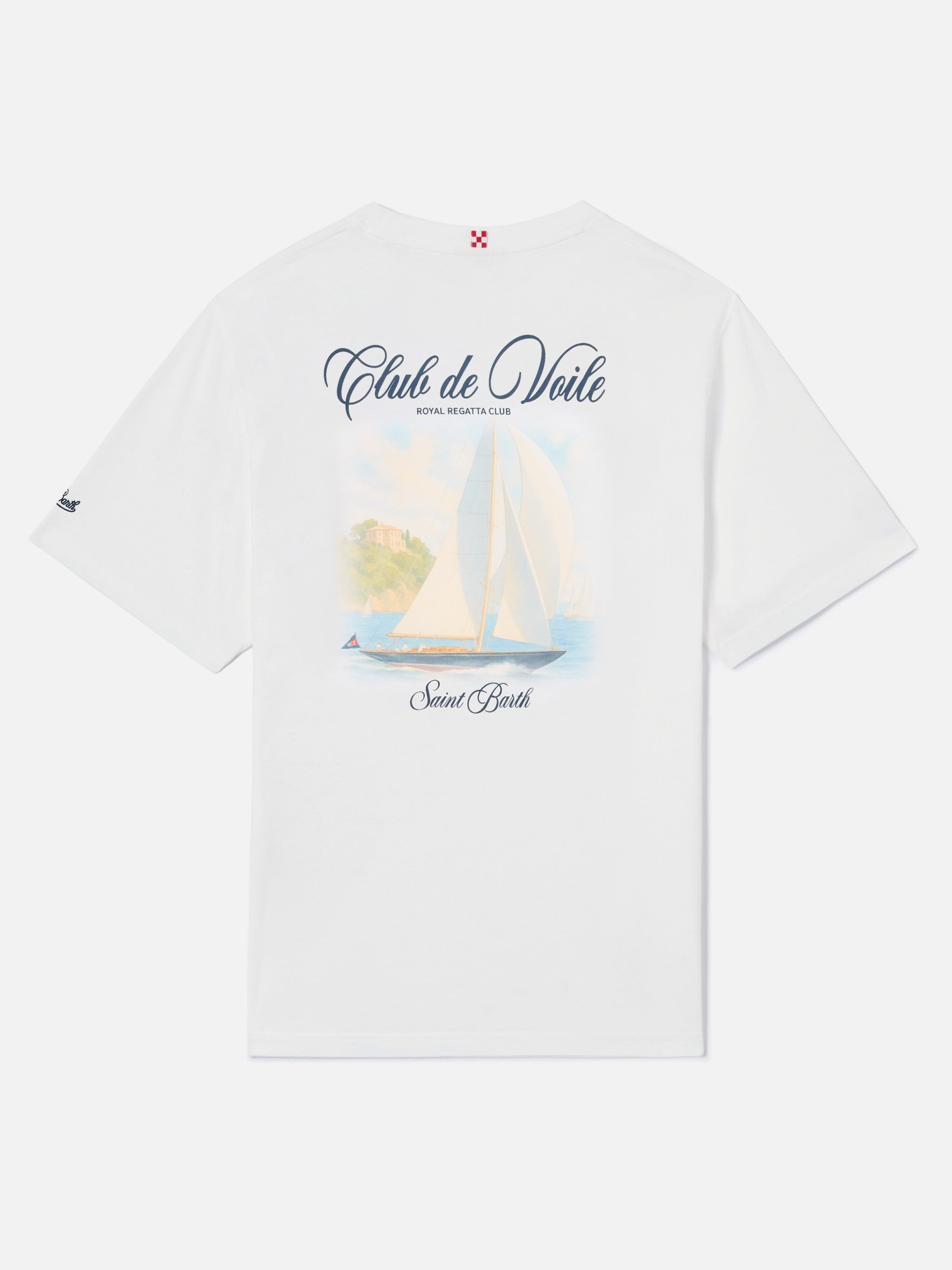 A19130 美品 ベルルッティ ロゴワッペンTシャツ 白 2XL White Portland t-shirt with Club de Voile print – MC2 Saint Barth