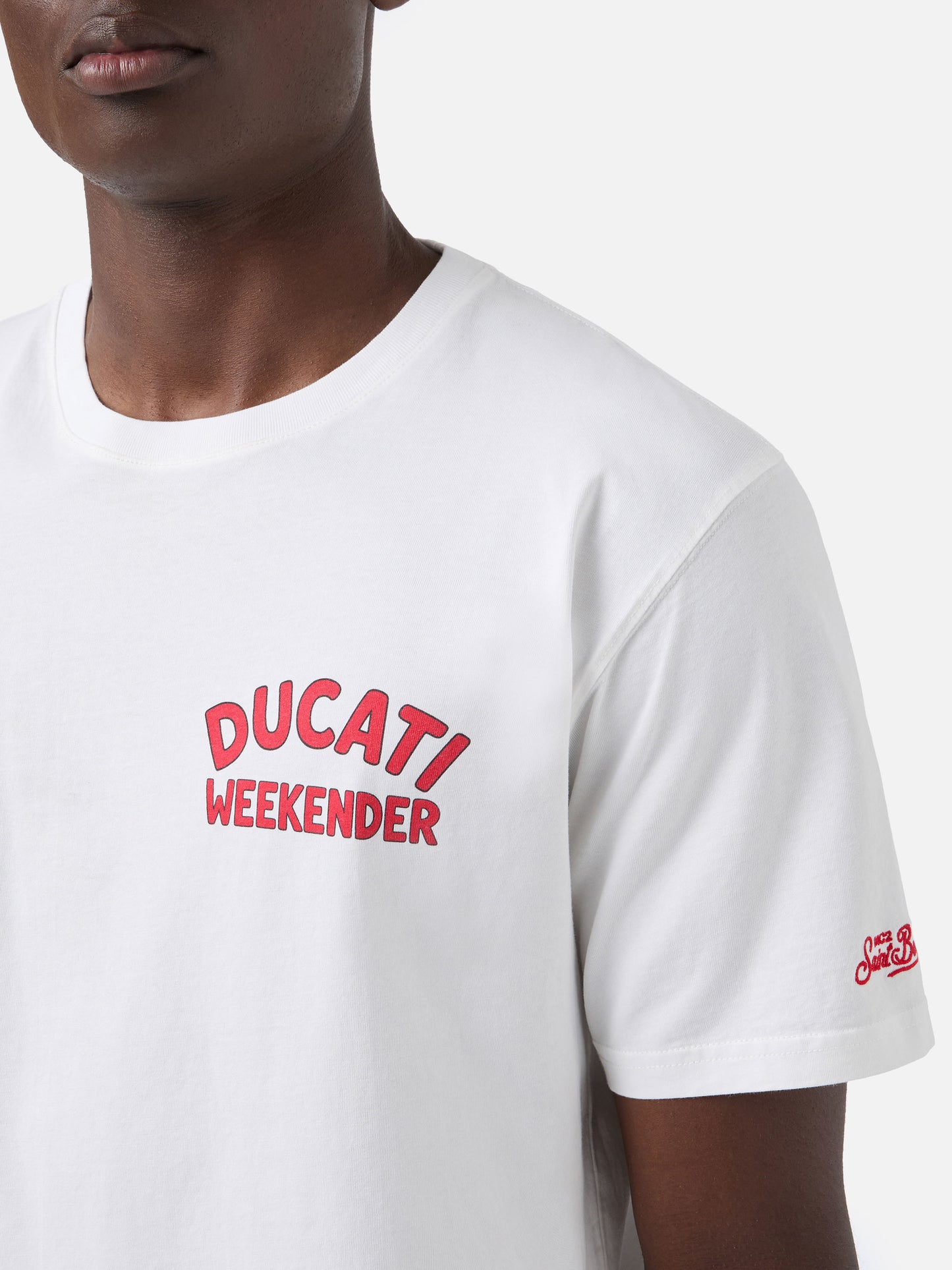 T-shirt Portland bianca con stampa Ducati Weekender | Special Edition 