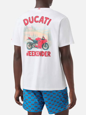 T-shirt Portland bianca con stampa Ducati Weekender | Special Edition 