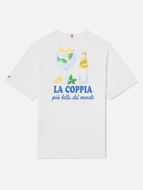 White Portland t-shirt with La coppia più bella del mondo print | Special Edition