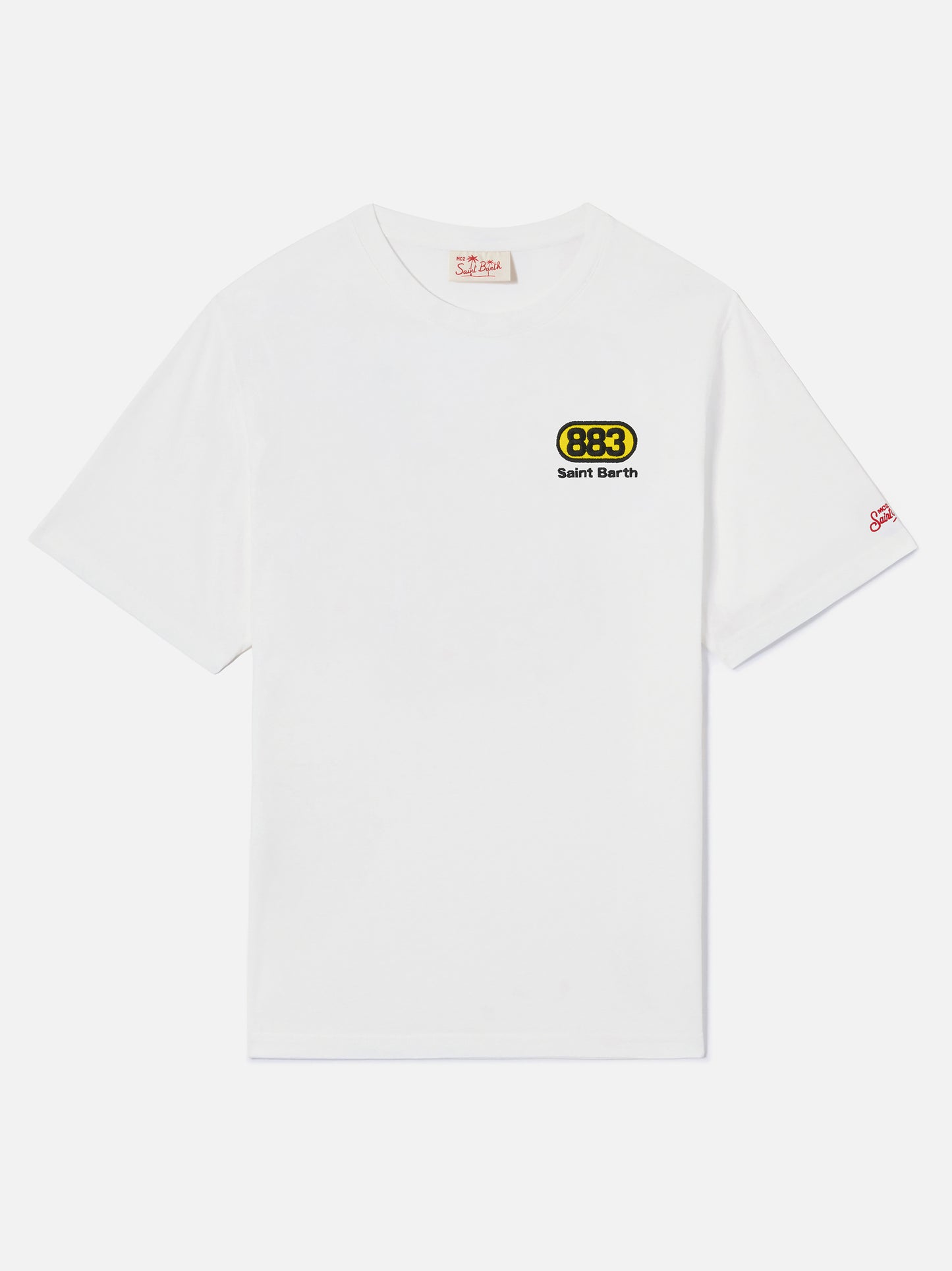 T-shirt blanc en portland avec imprimé Nord Sud Ovest Est | Special Edition 