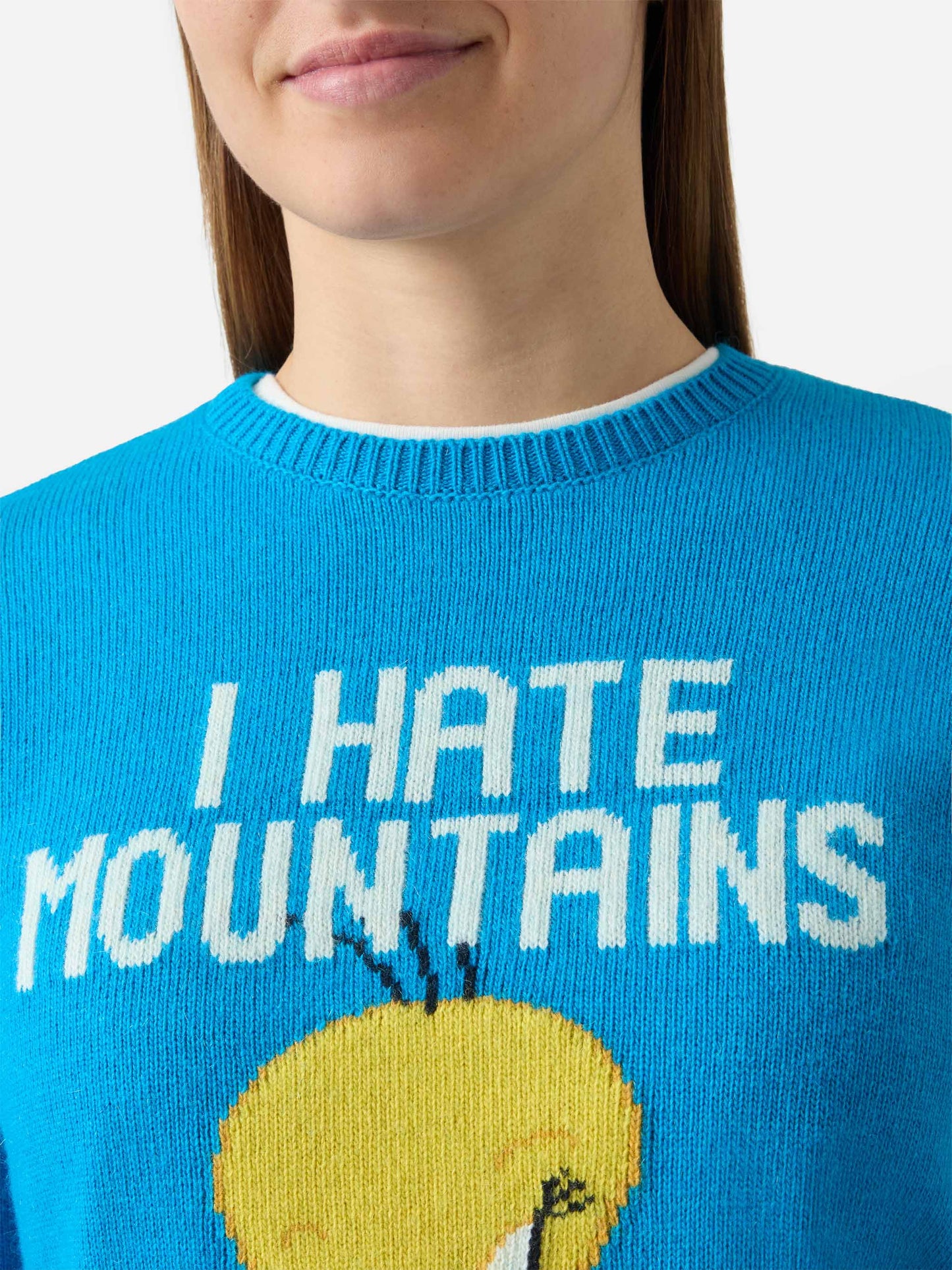 Girocollo New Queen grigio con jacquard Titty | SPECIAL EDITION WARNER BROS.