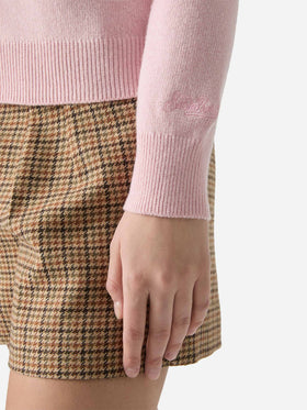 New Queen Crewnwick in Weiß mit Cortina Habituè Jacquard